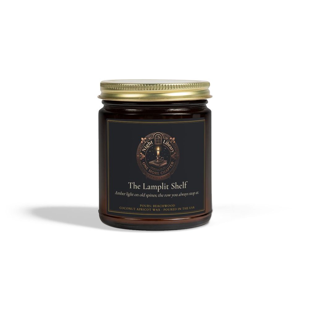 The Lamplit Shelf, the jar seen from the front